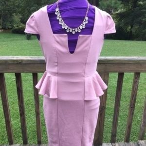 Mauve Pink Cocktail Dress